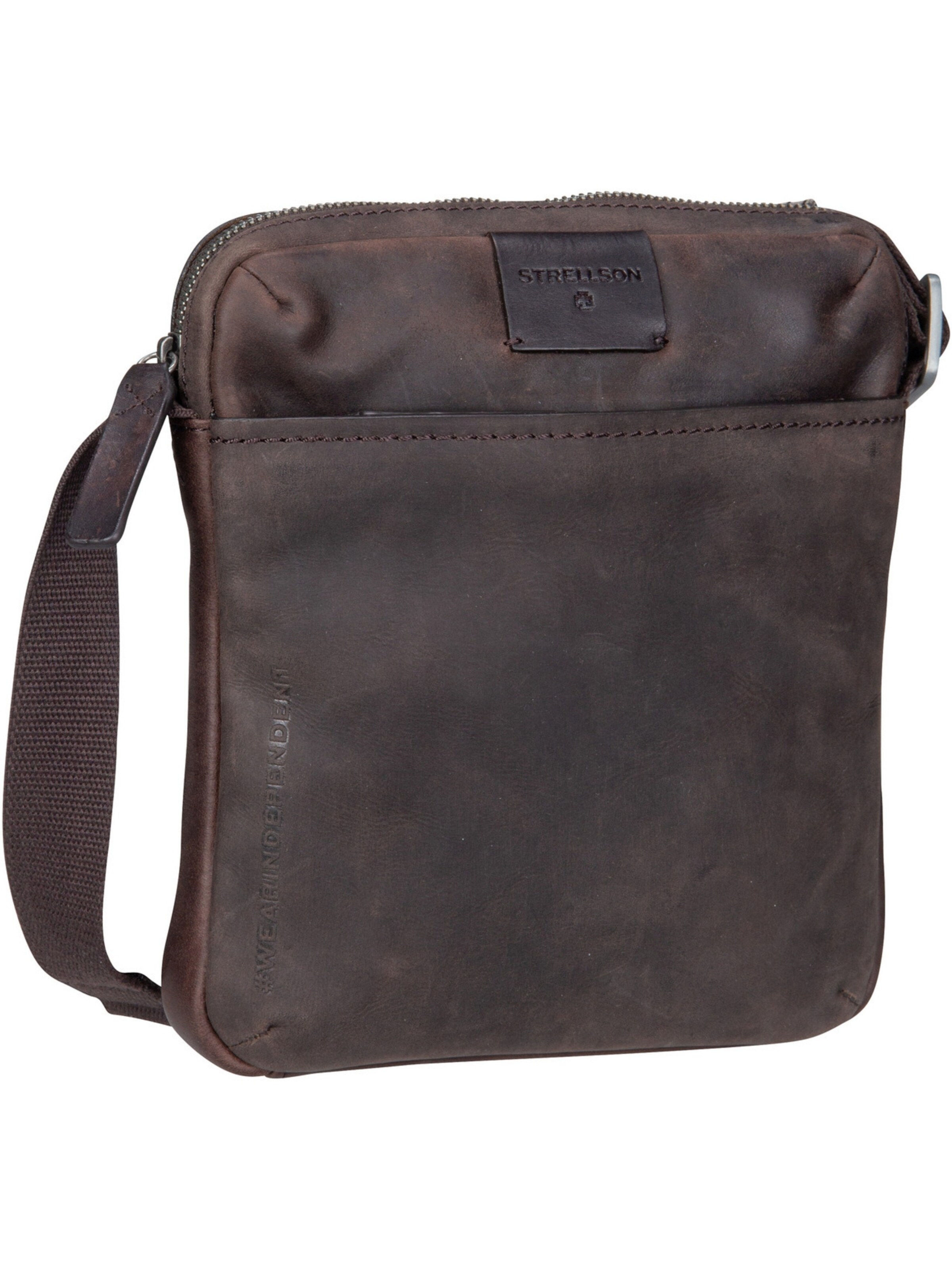 STRELLSON Umhängetasche 'Brick Lane Marcus' in Braun: Vorderseite