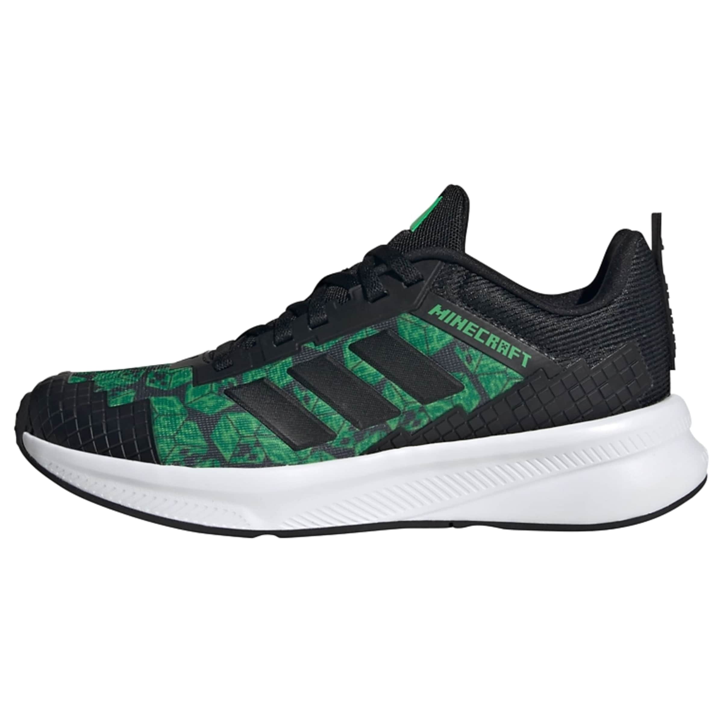 ADIDAS SPORTSWEAR Sneaker 'Minecraft Fortarun 4.0' in Schwarz: Vorderseite