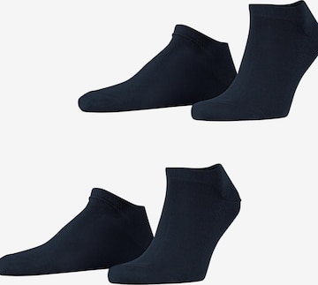 ESPRIT Füßlinge 'Basic Uni 2-Pack' in Blau: Vorderseite
