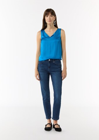 COMMA Bluse in Blau