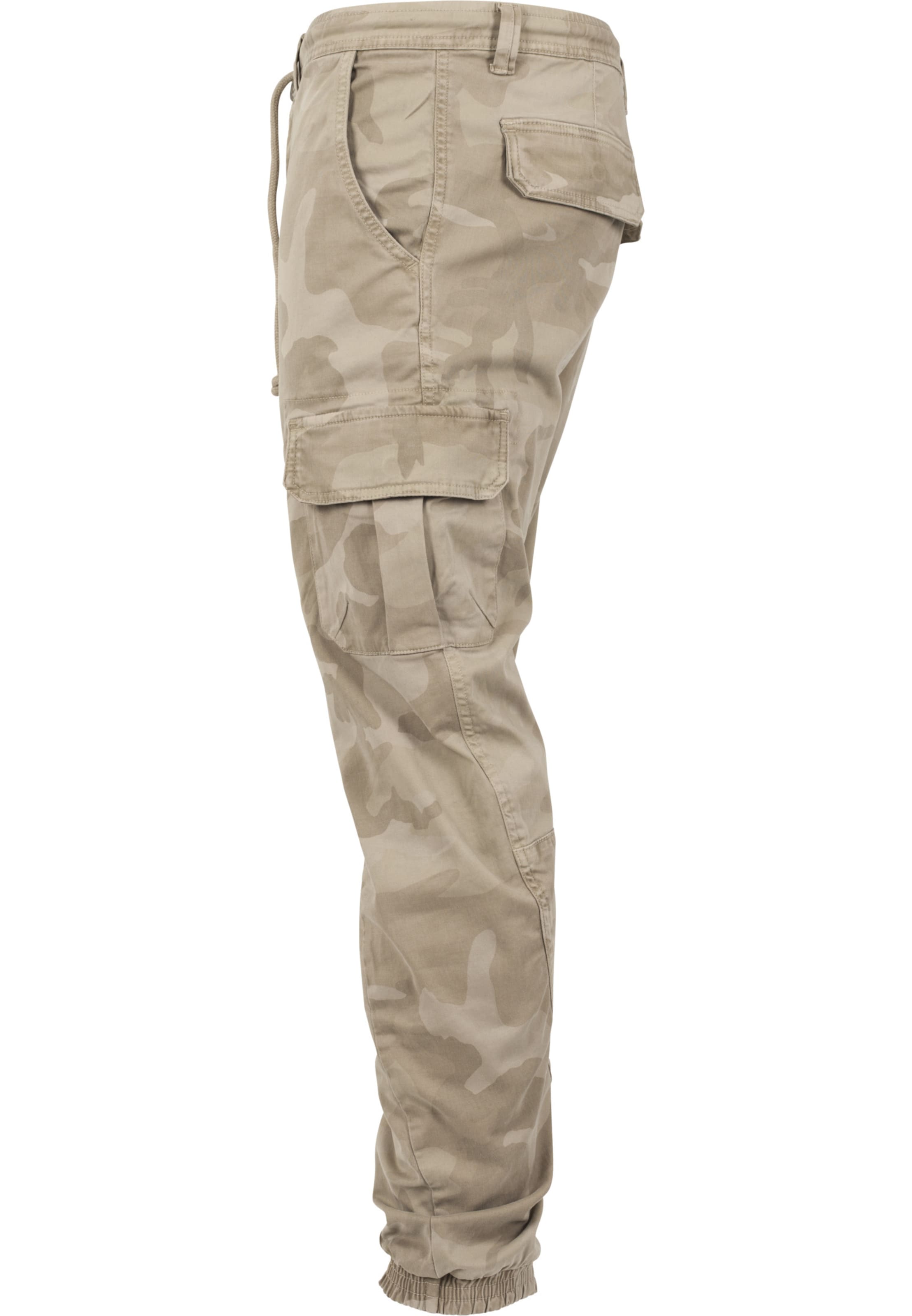 Urban Classics Tapered Cargobroek in Beige