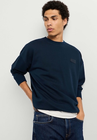 Pepe Jeans Sweatshirt in Blauw: voorkant