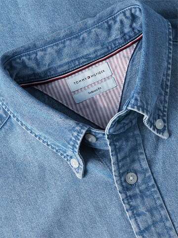 TOMMY HILFIGER Regular Fit Hemd in Blau