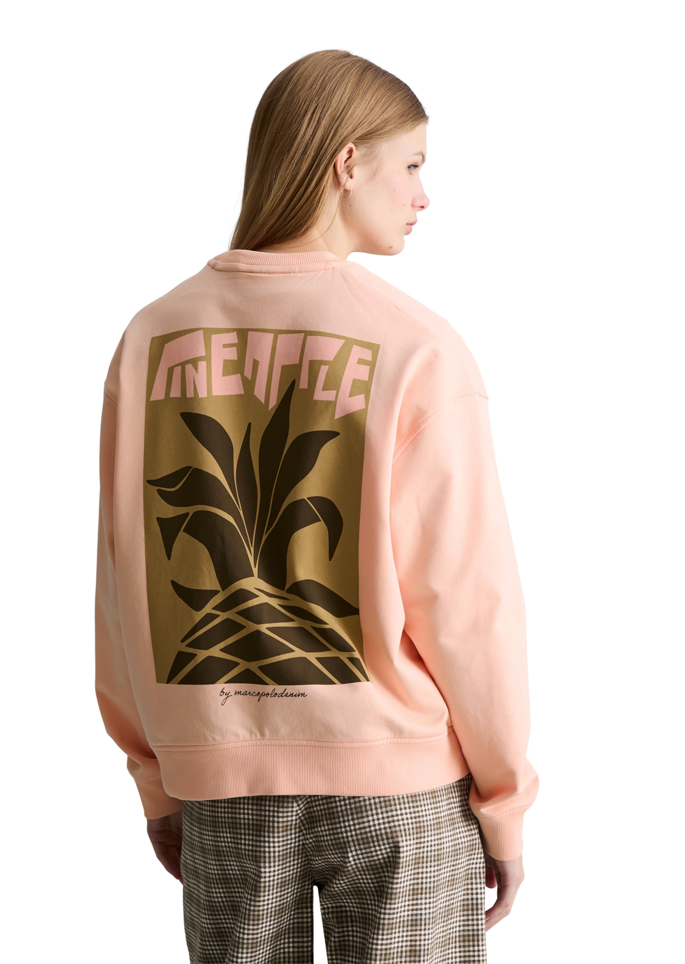 Marc O'Polo DENIM Sweatshirt in Pink: Vorderseite