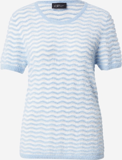 s.Oliver BLACK LABEL Neulepaita värissä vaaleansininen / valkoinen, Tuotenäkymä