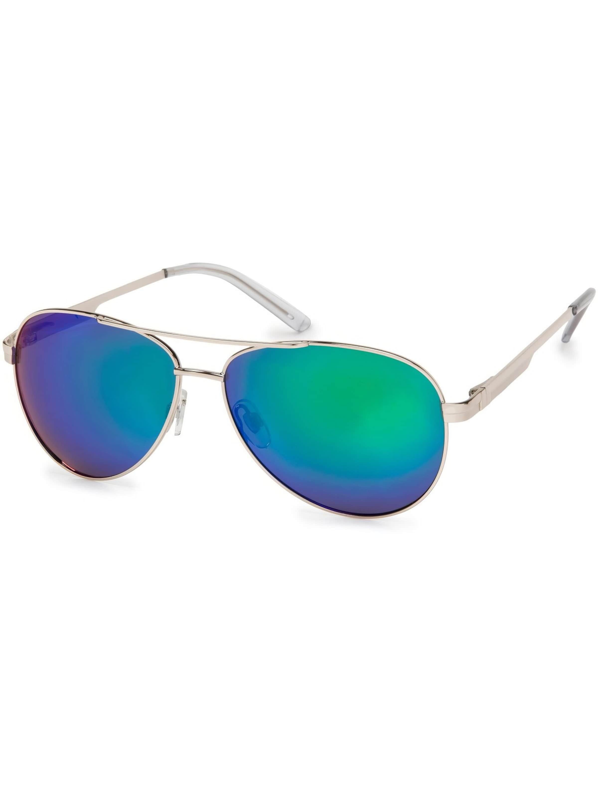 styleBREAKER Sunglasses in Green: front