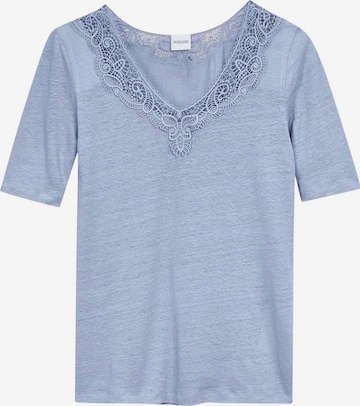 T-shirt MADELEINE en bleu : devant