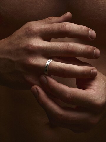 Anello 'EVERYTHING FADES AWAY. AND THIS TOO WILL PASS' di REYTEL in argento