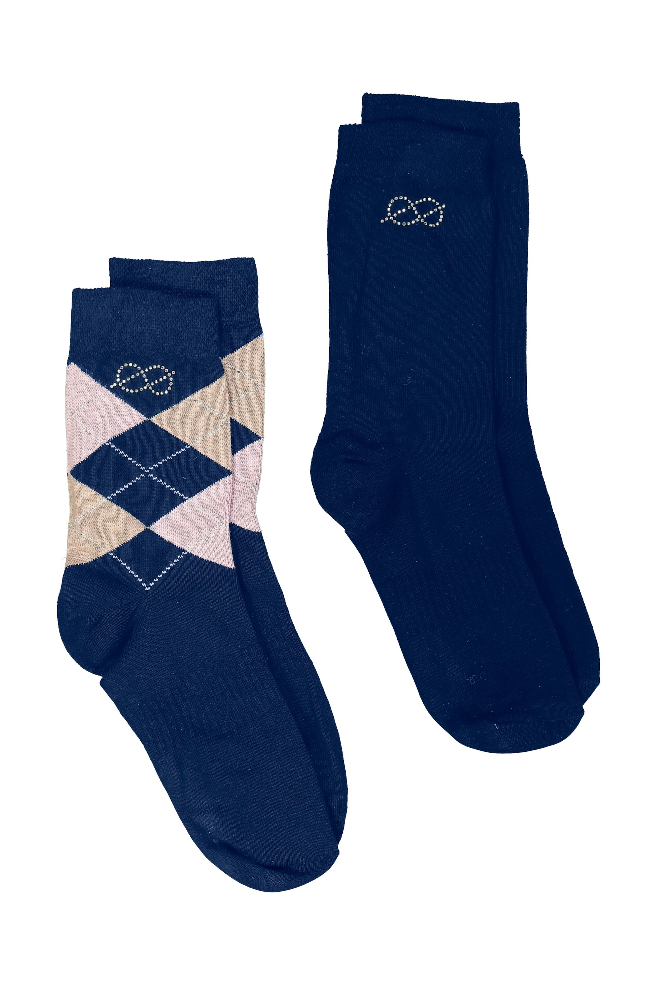 LAURASØN Socken in Blau: Vorderseite