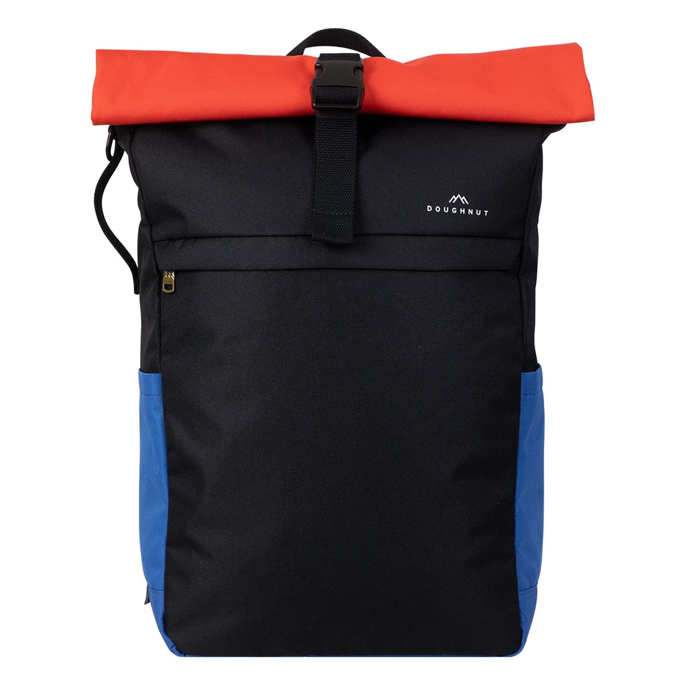 Doughnut Backpack in Black: front