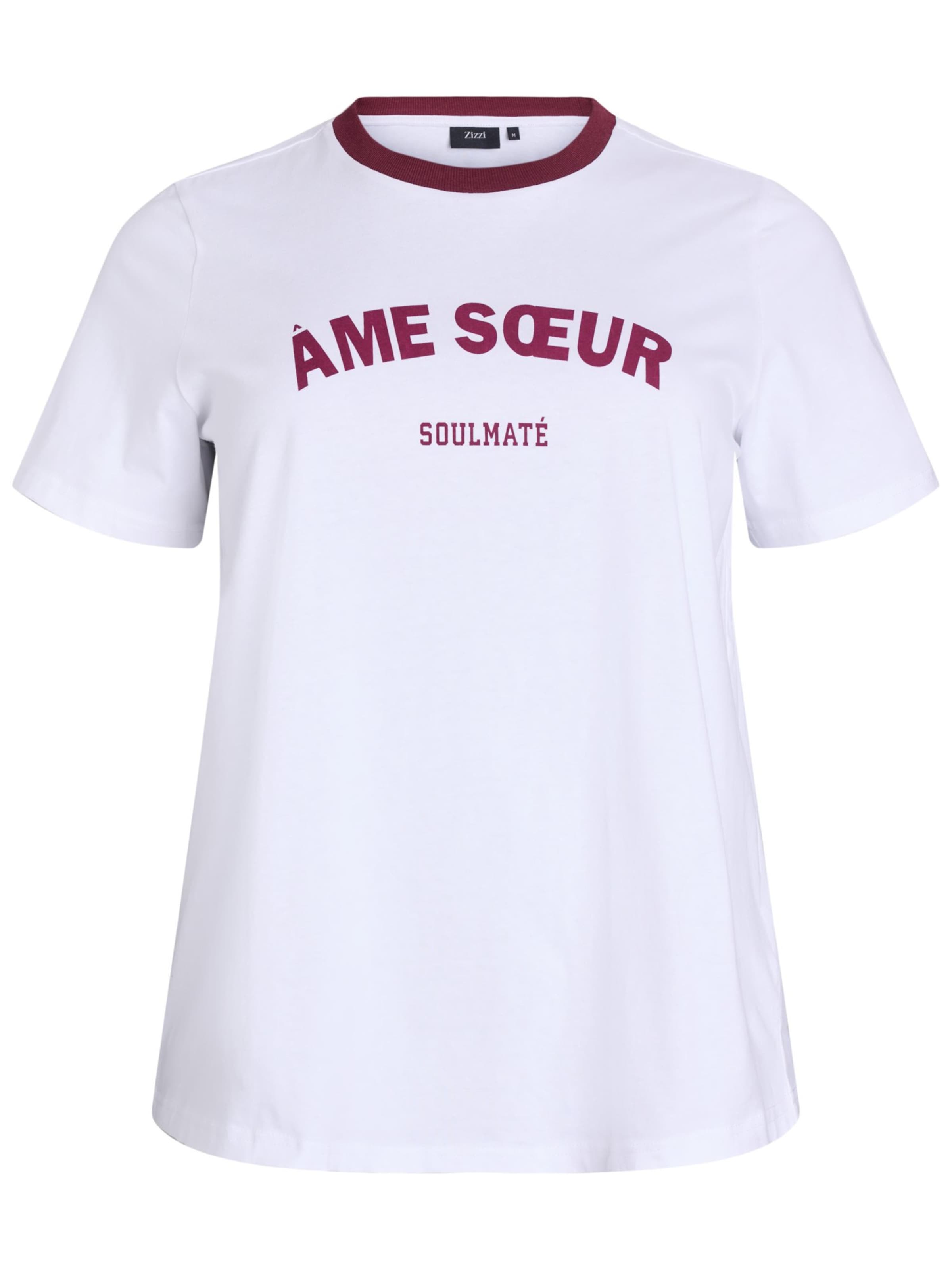 Zizzi Tričko 'Voline' – bílá: přední strana