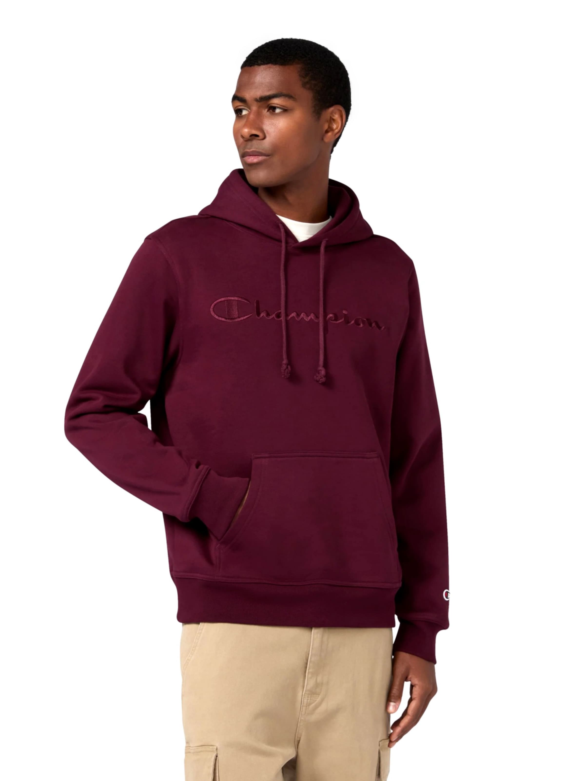 Champion Authentic Athletic Apparel Sweater in Red: front