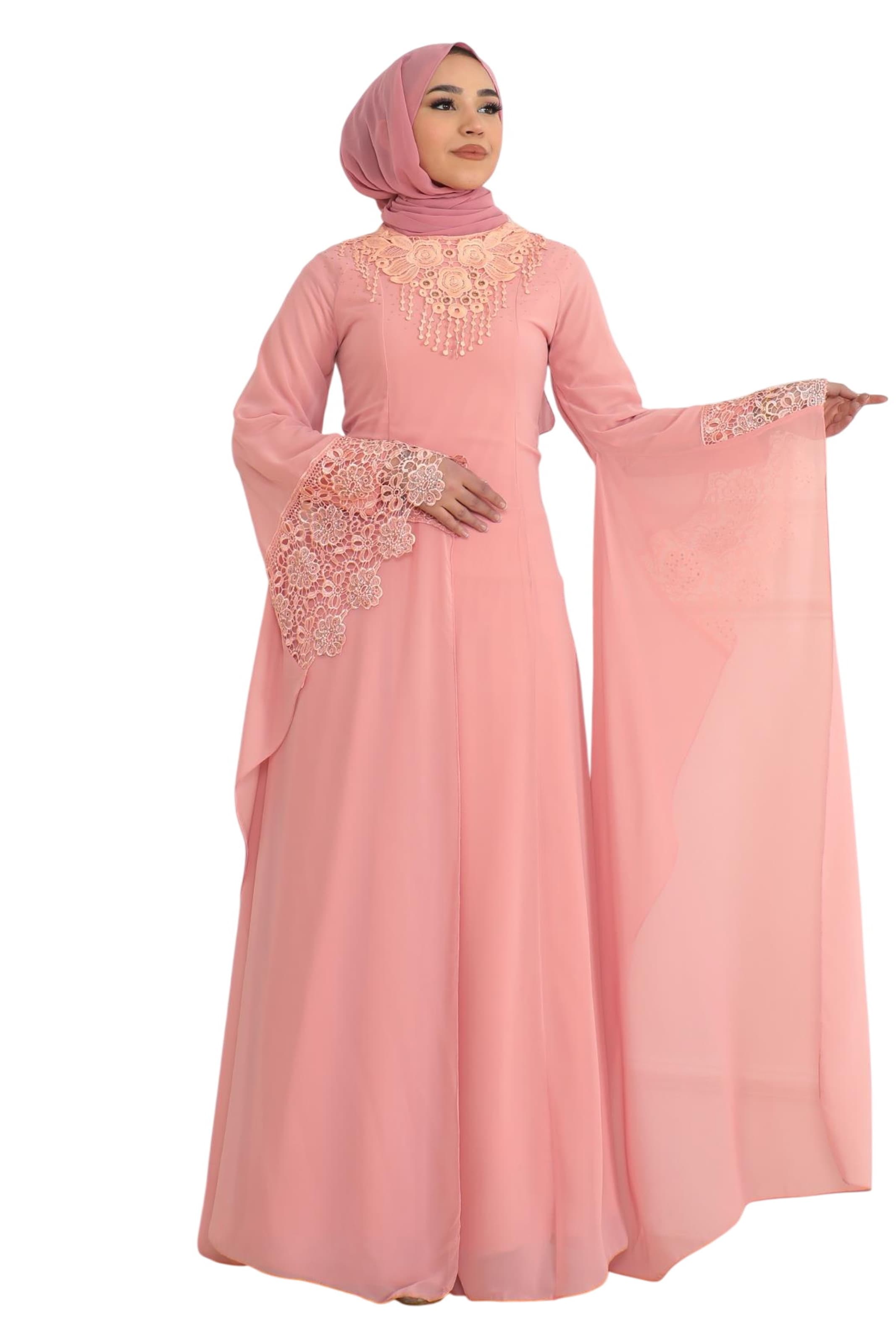 MODAMIHRAM Kleid in Pink: Vorderseite