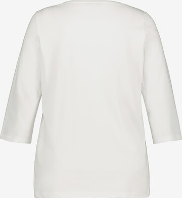 T-shirt Ulla Popken en blanc