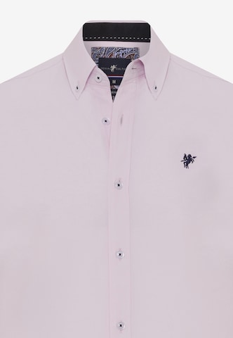 DENIM CULTURE Regular fit Overhemd 'Matthew' in Roze