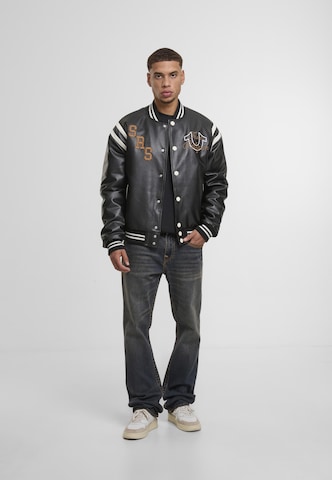 True Religion Between-Season Jacket 'Varsity' in Black