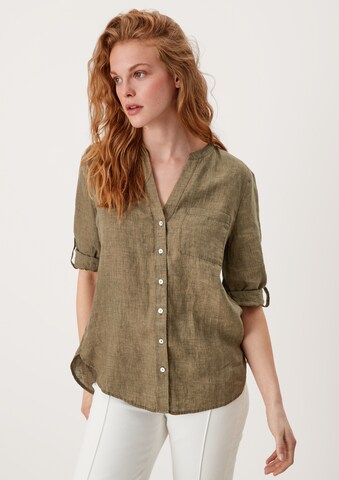 s.Oliver Blouse in Green: front