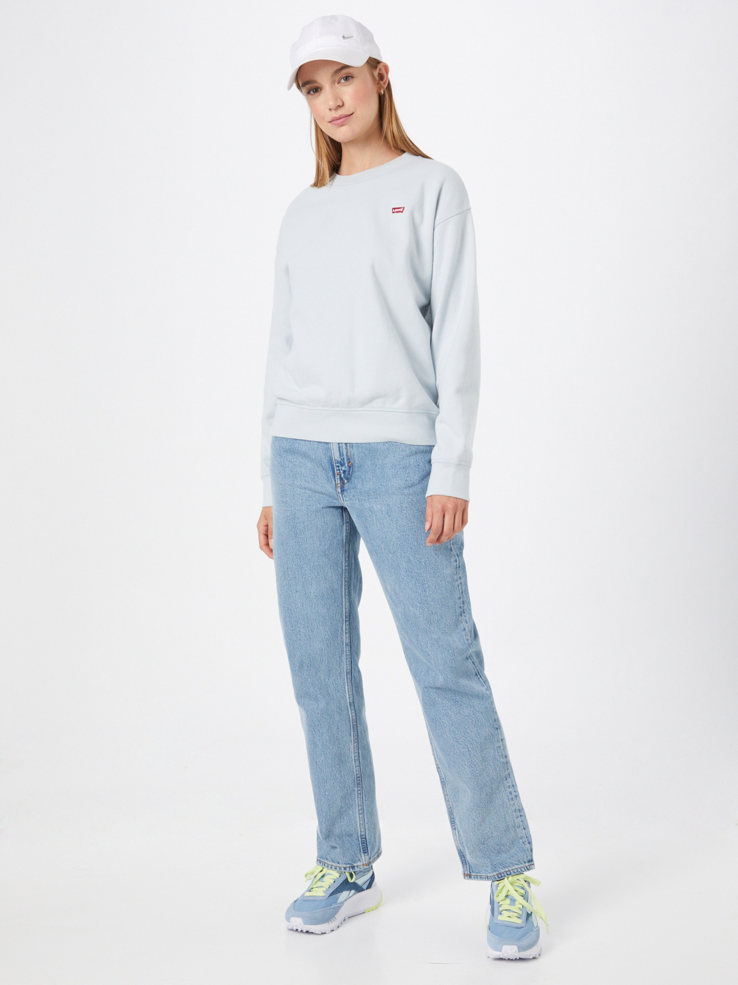 Frauen Sweat LEVI'S Sweatshirt in Hellblau - JY70779 Frauen Sweat LEVI'S Sweatshirt in Hellblau - JY70779