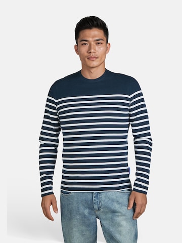 salzhaut Shirt 'Ebb' in Blauw: voorkant