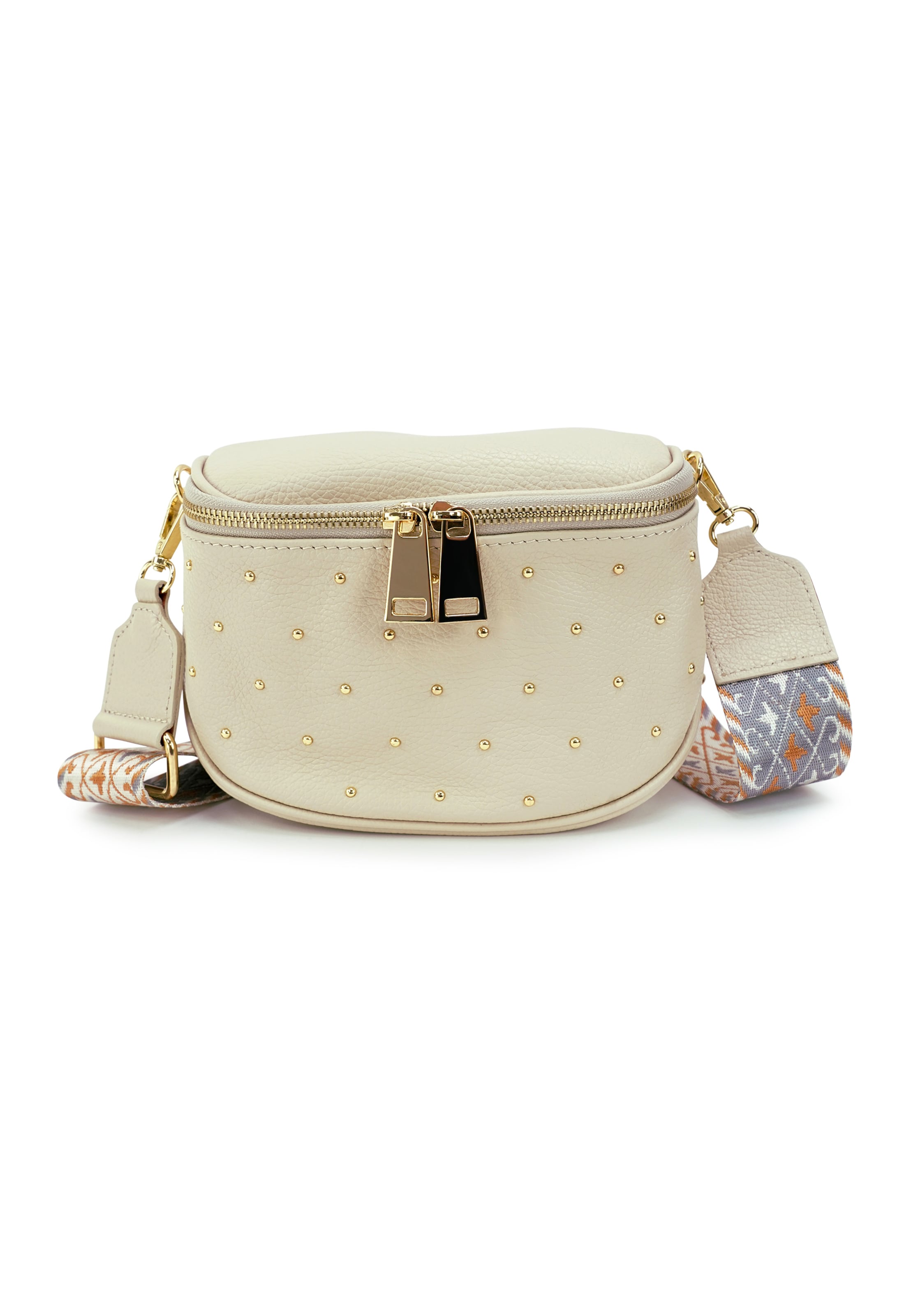 HARPA Crossbody bag in Beige: front