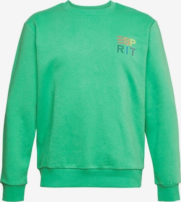 ESPRIT Sweatshirt in Groen: voorkant