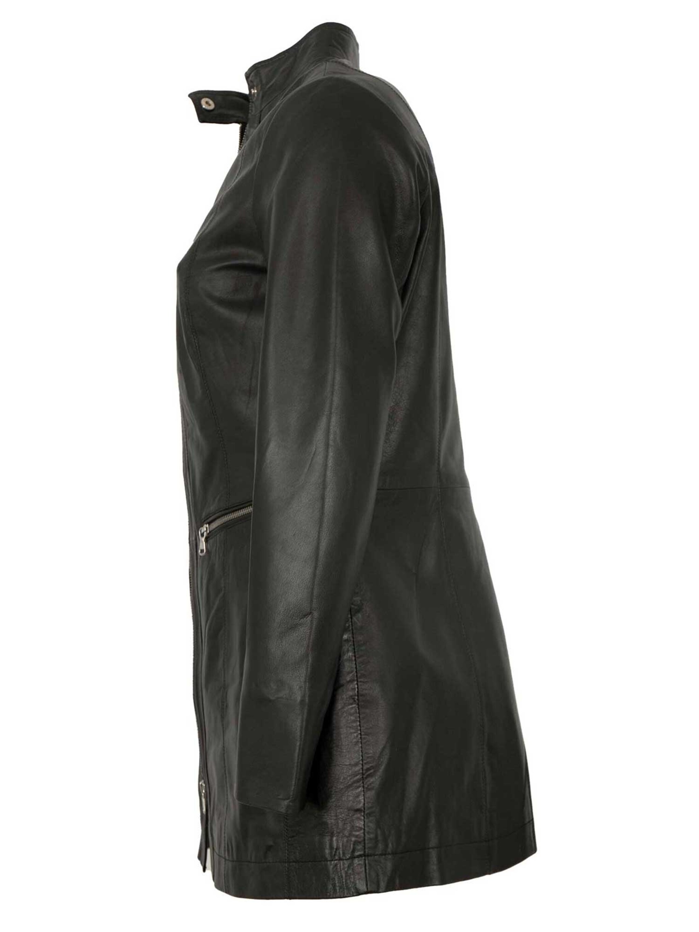 MADDOX Between-Seasons Coat 'Moonlight' in Black