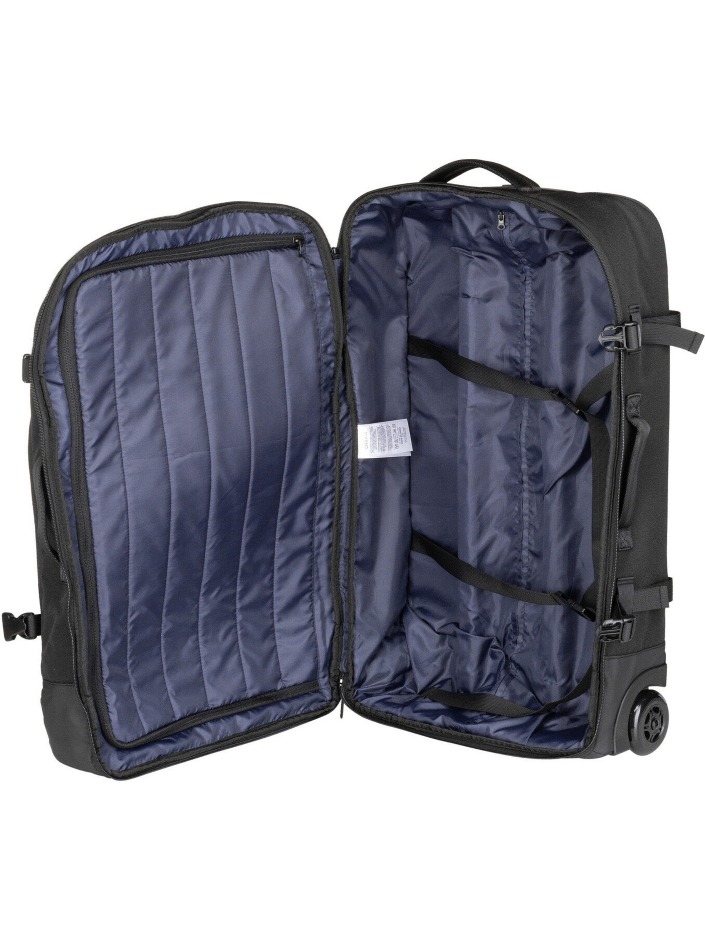 Cabaia Trolley 'Soft Suitcase Medium' in Schwarz