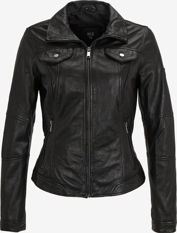 H.I.S Between-Season Jacket in Black: front