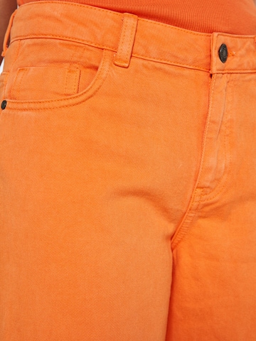 Noisy may Wide Leg Jeans 'Amanda' in Orange