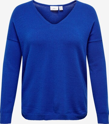 ONLY Carmakoma Sweater 'Margareta' in Blue: front