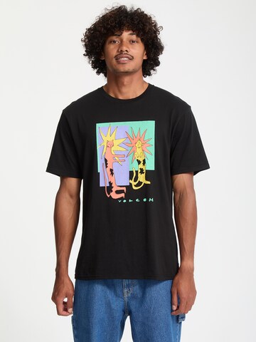 T-Shirt 'LONGO' Volcom en noir : devant