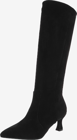 Ital-Design Stiefel in Schwarz: Vorderseite