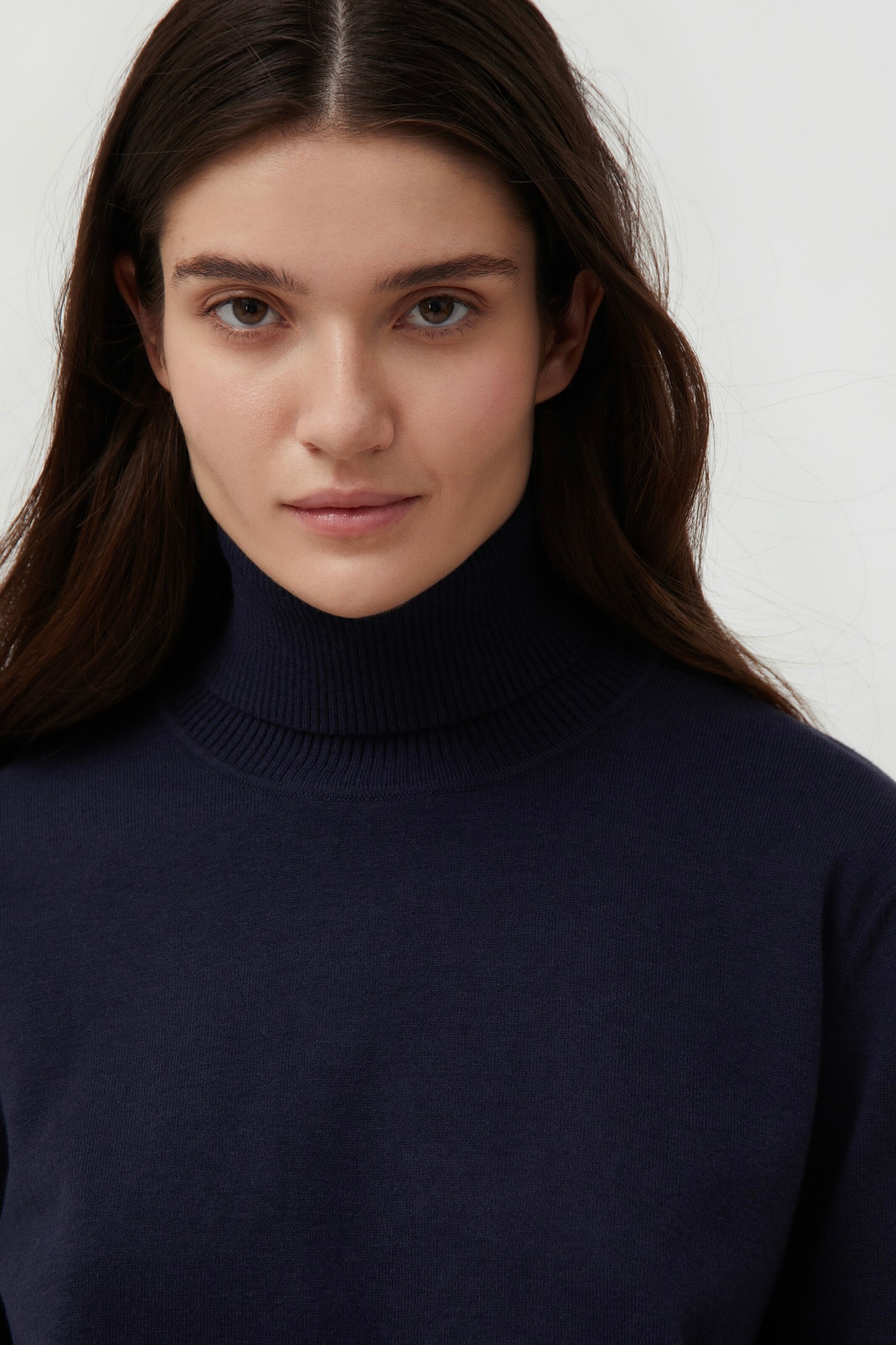 Frauen Große Größen Finn Flare Pullover in Dunkelblau - CT95425 Frauen Große Größen Finn Flare Pullover in Dunkelblau - CT95425