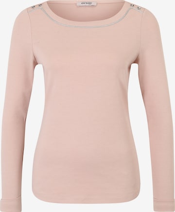 Orsay Shirt 'Lurexmilano' in Pink: front