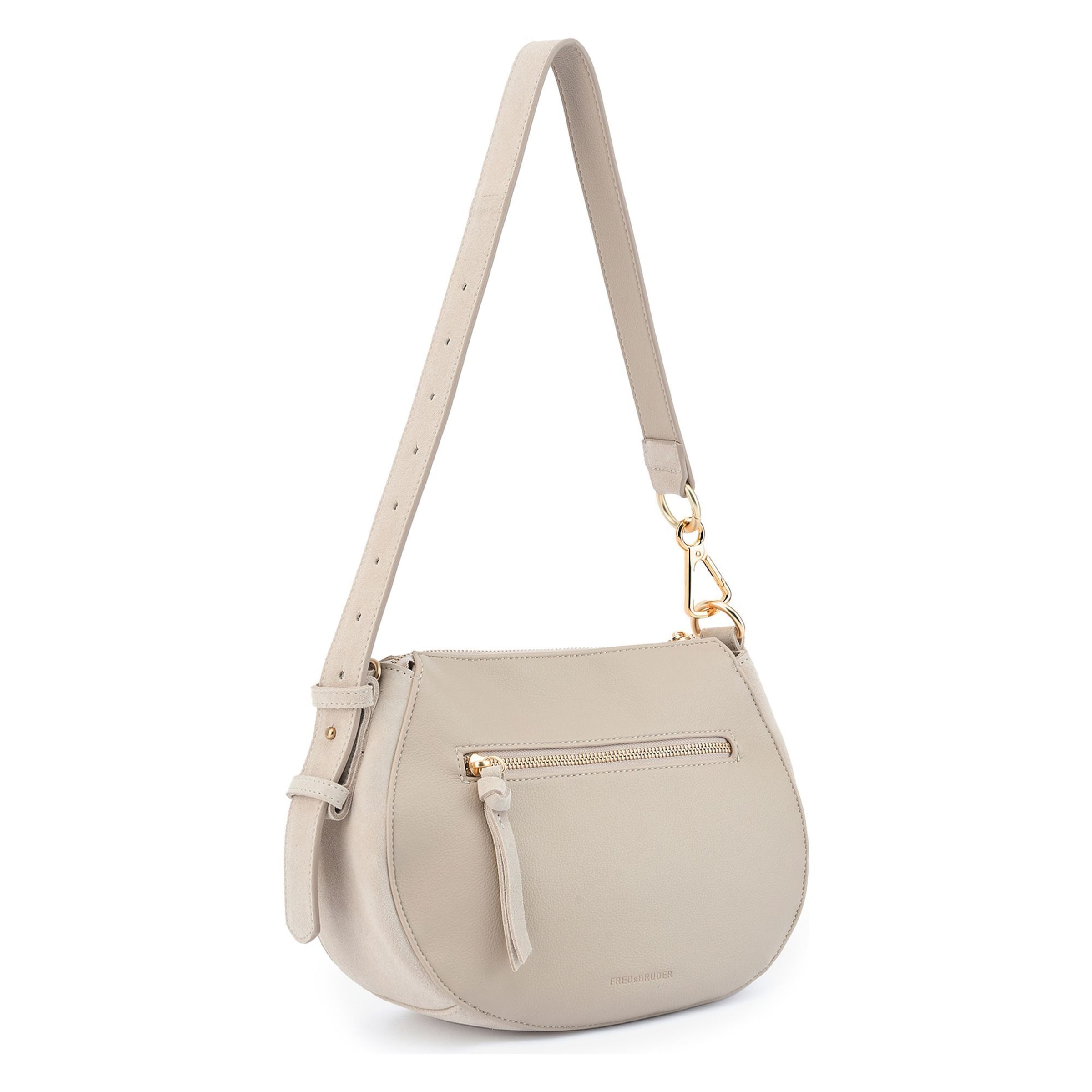 FREDsBRUDER Shoulder bag 'The Beaded One' in Beige