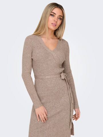 ONLY Kleid 'ONLVENLO' in Beige