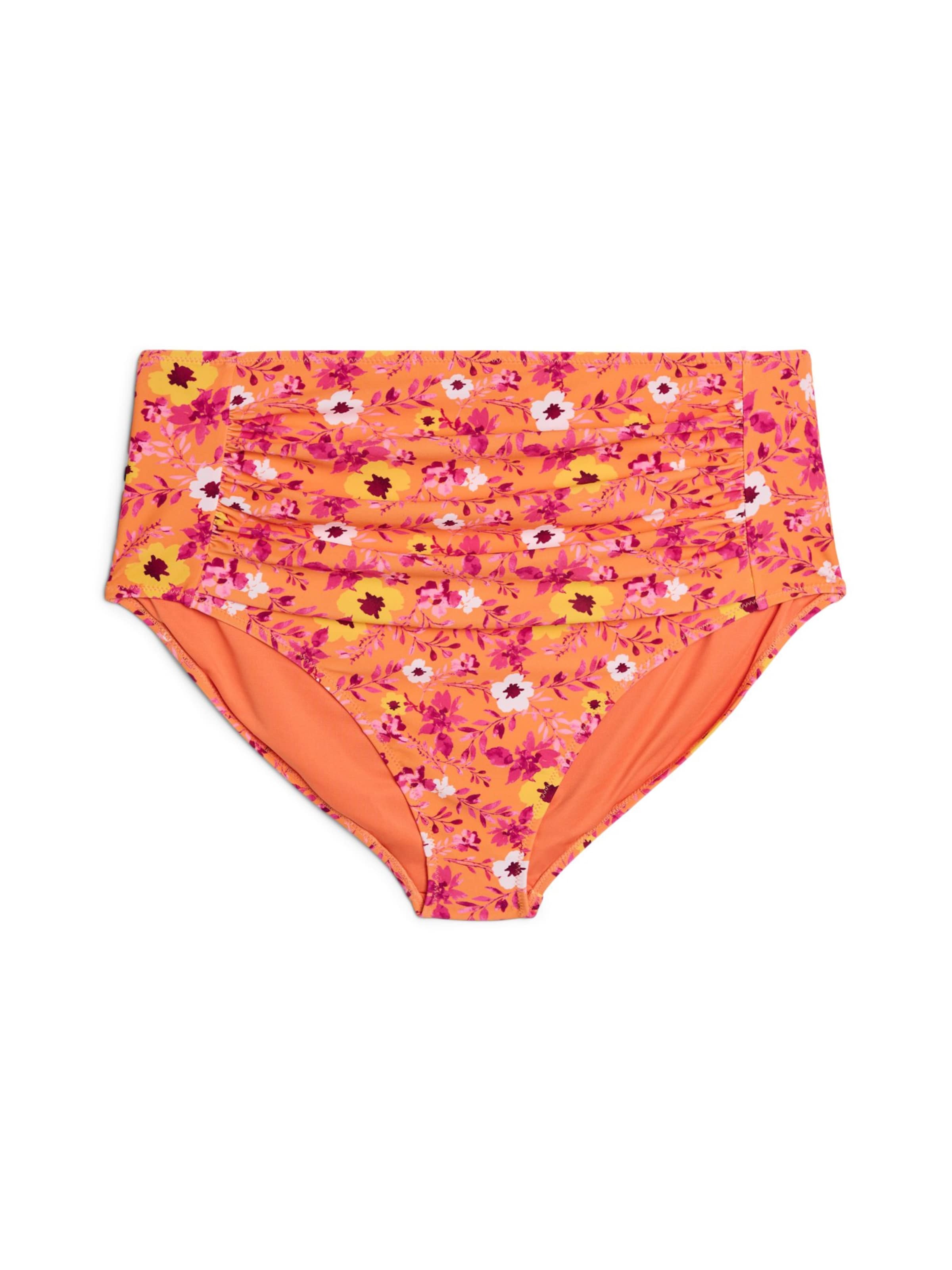 Swim by Zizzi Bikinibroek in Oranje: voorkant