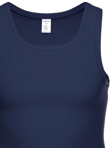 Ammann Undershirt 'Day Modern / Cotton & More' in Blue