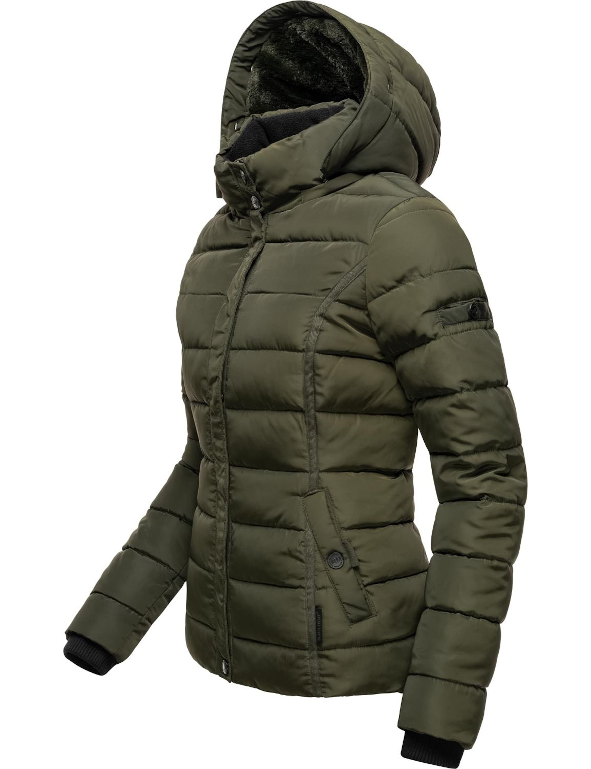 NAVAHOO Talvitakki 'Miamor' värissä vihreä