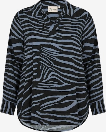 Wasabi Concept Bluse 'Kenja' i blå: forside