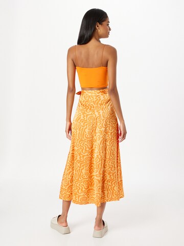 Monki Skirt in Orange