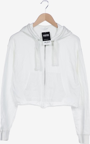MANGO Sweatshirt & Zip-Up Hoodie in M in White: front