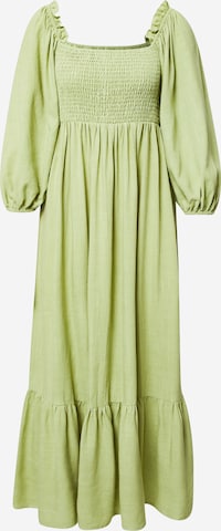 Robe Nasty Gal en vert : devant