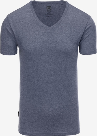 Ombre Shirt 'OM-TSBS-0145' in Blauw: voorkant