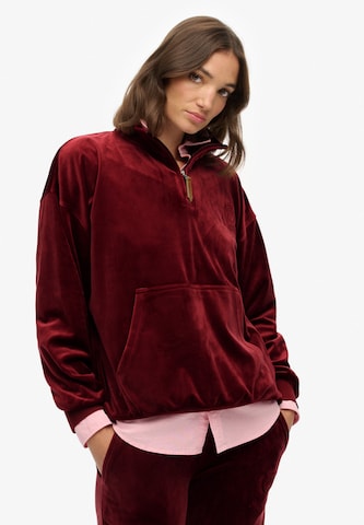 Superdry Sweatshirt 'Country Club' in Red: front
