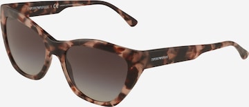 Emporio Armani - Gafas de sol en marrón: frente