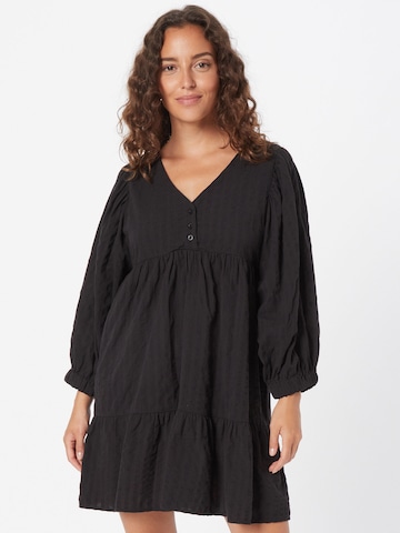 Robe-chemise Cotton On en noir : devant