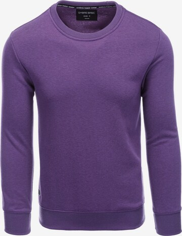 Sweat-shirt 'B978' Ombre en violet : devant