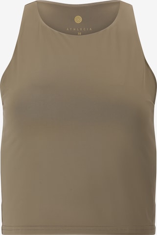 Athlecia Sports Top in Brown: front