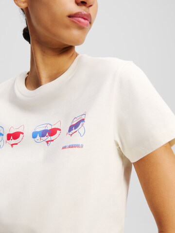 Karl Lagerfeld - Camiseta en beige
